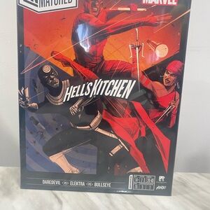 Marvel Hell's Kitchen Red and Black Comic Art